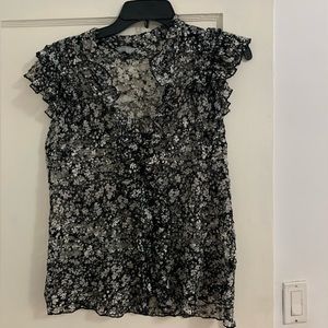 Per una- floral blouse